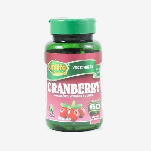 Cranberry 60 caps 500mg - Unilife - Oca Produtos a Granel