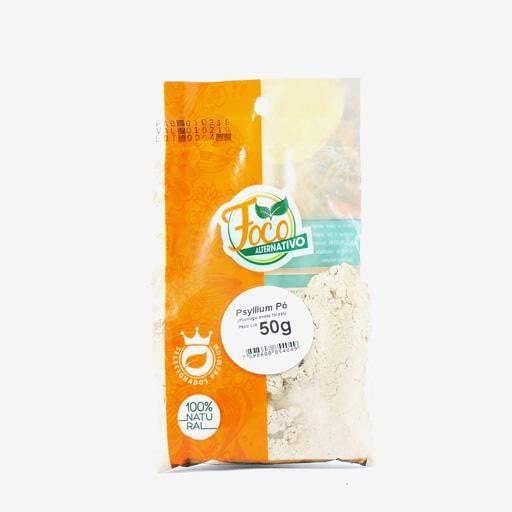 Psyllium em Flocos 50g - Foco Alternativo - Oca Produtos a Granel