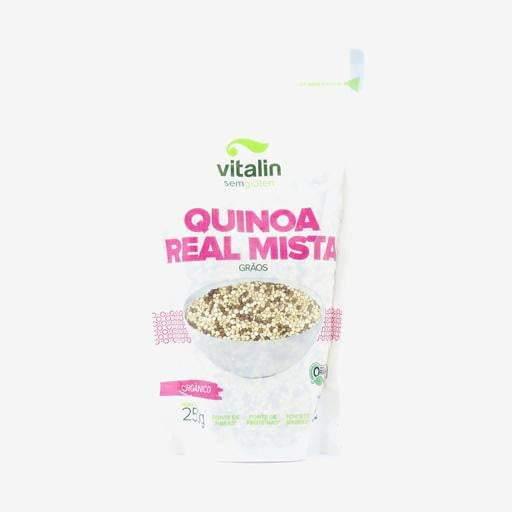 Quinoa Real Mista Grãos Orgânica S/ Gluten 250g - Vitalin - Oca Produtos a Granel